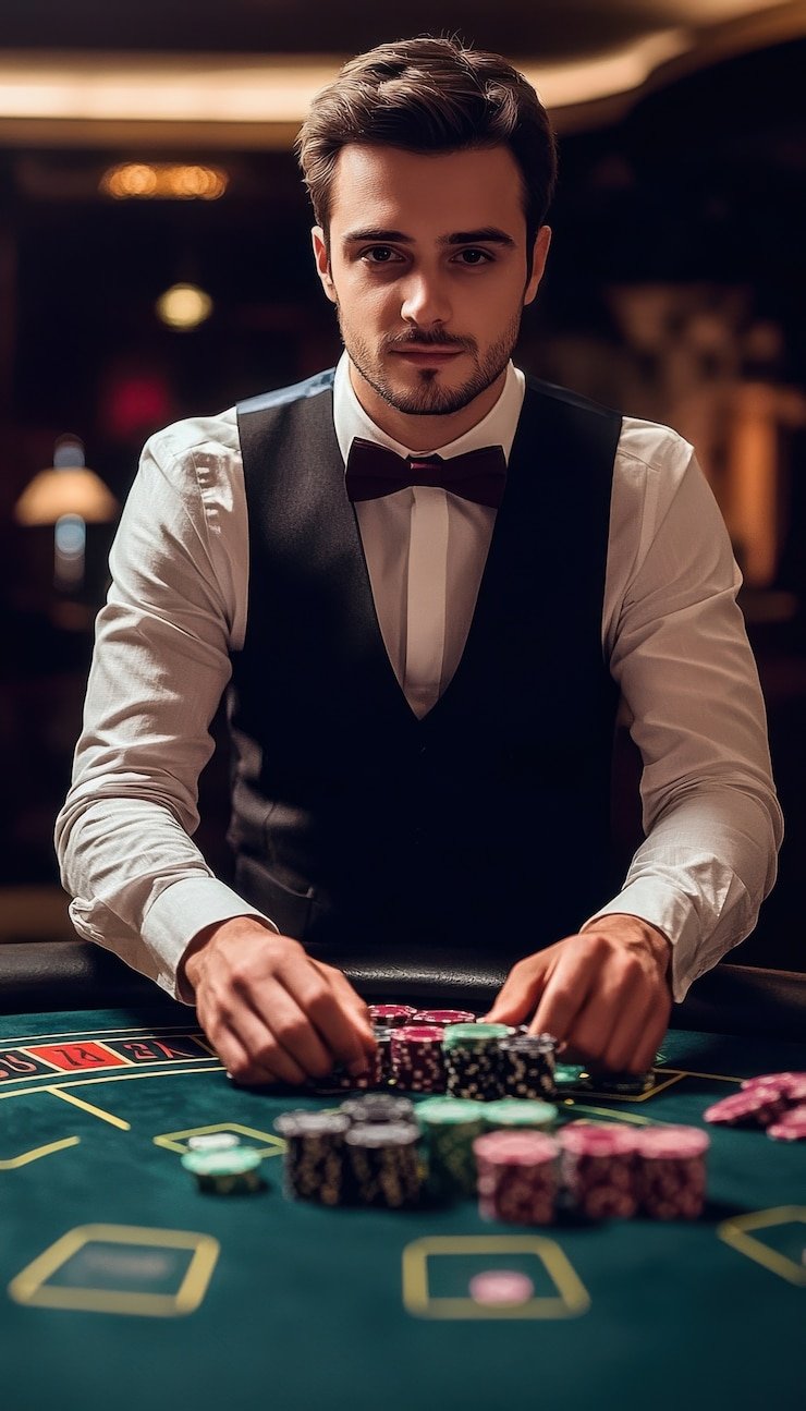 Antarmuka dauntogel di iOS Safari dan PWA dengan tampilan live dealer baccarat dan opsi pembayaran virtual account BCA